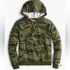 J. Crew Hoodie sweatshirt in camo